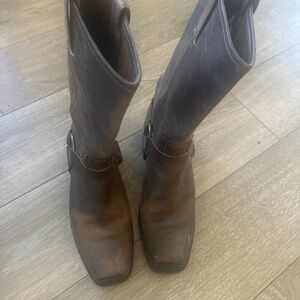 brown Frye boots